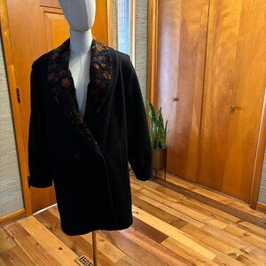 Vintage 1960's Wool Coat XL